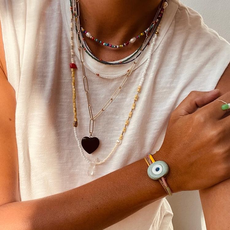 Yasmin Crystal Beaded Necklace