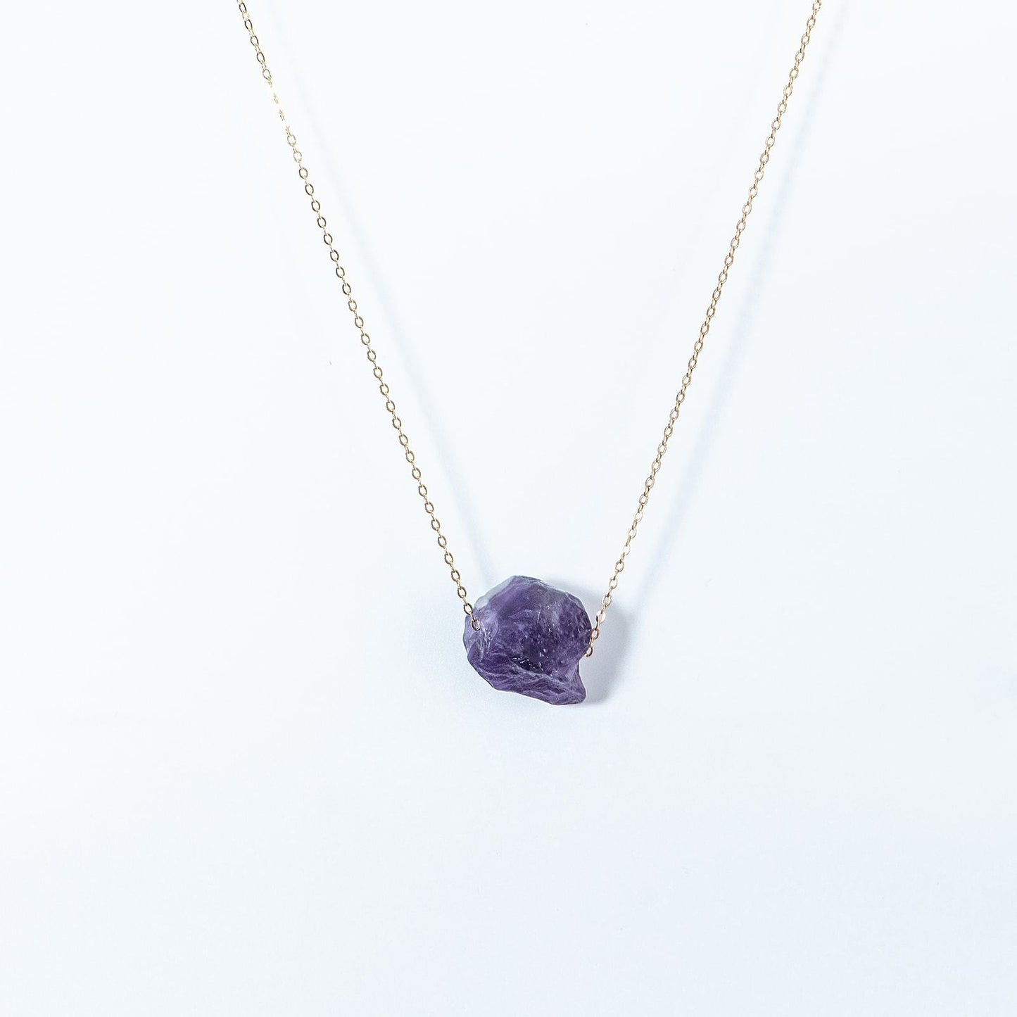 Raw Amethyst Necklace